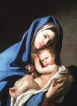 Madonna & Child with Rose