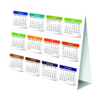 Sticky Notes<br>Folding Desk Calendar