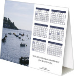 Blue Horizons<br>Folding Desk Calendar